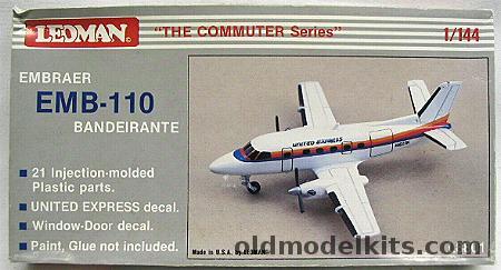 Leoman 1/144 Embraer EMB-110 Bandeirante United Express, L8801 plastic model kit